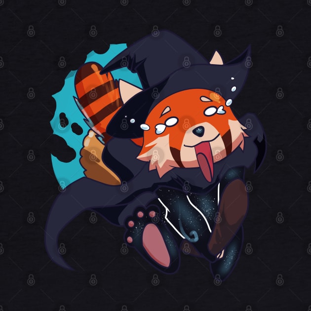 How Do You Stop This Thing!? - Red Panda Witch by Xonaar Illustrations